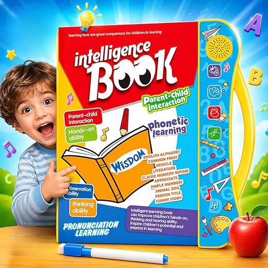 Interactive Smart Learning Book for Kids | Educational Talking E-Book