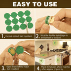 Premium Cockroach Killer Gel Pods (Pack of 12) - Fast-Acting, Pet-Safe Roach Bait Station for Home & Kitchen